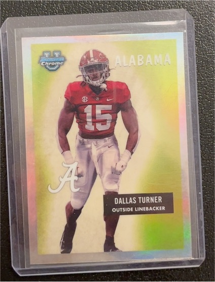 2023 Bowman Chrome University 1955 Bowman #55BF-30 Dallas Turner — front