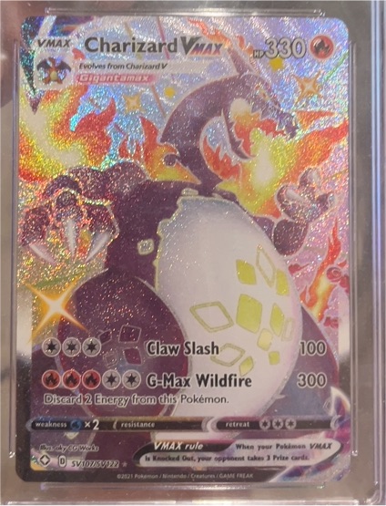 2021 Pokémon TCG Shining Fates #SV107 Charizard VMAX — front