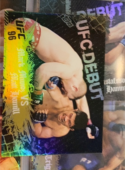 2010 Topps UFC Main Event #96 Yoshihiro Akiyama vs Alan Belcher — front