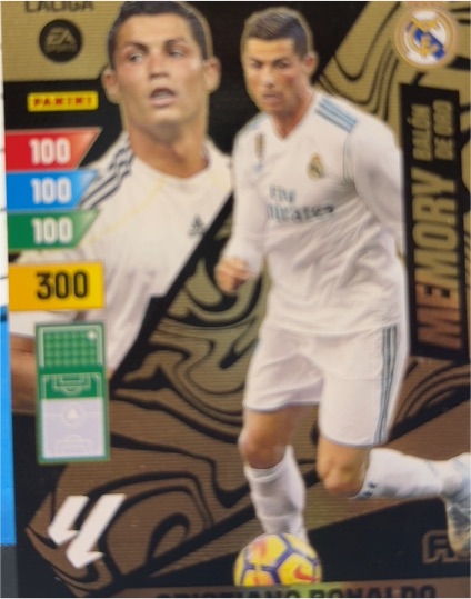 2023 Panini Adrenalyn XL Memory #44 Cristiano Ronaldo — front