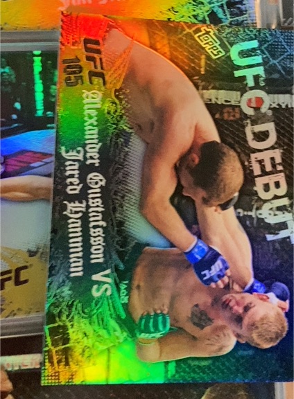 2010 Topps UFC Main Event #105 Alexander Gustafsson vs Jared Hamman — front