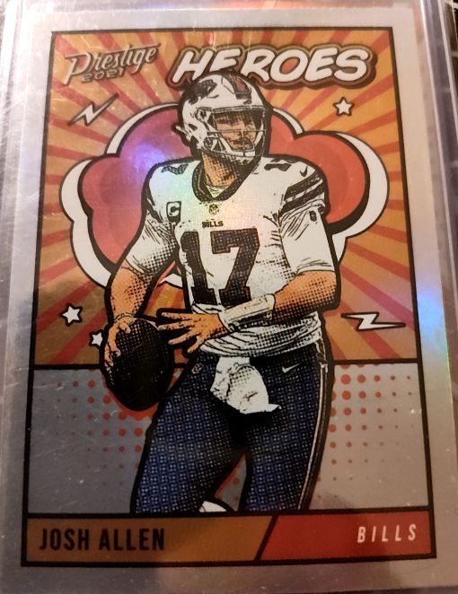 2021 Panini Prestige #HE-7 Josh Allen Heroes — front