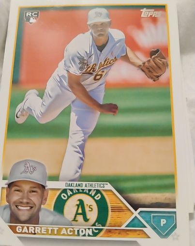 2023 Topps Update #US192 Garrett Acton — front