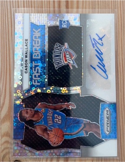 2023-24 Panini Prizm Fast Break #FB-CWA Cason Wallace — front