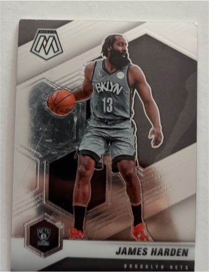 2020-21 Panini Mosaic #173 James Harden — front