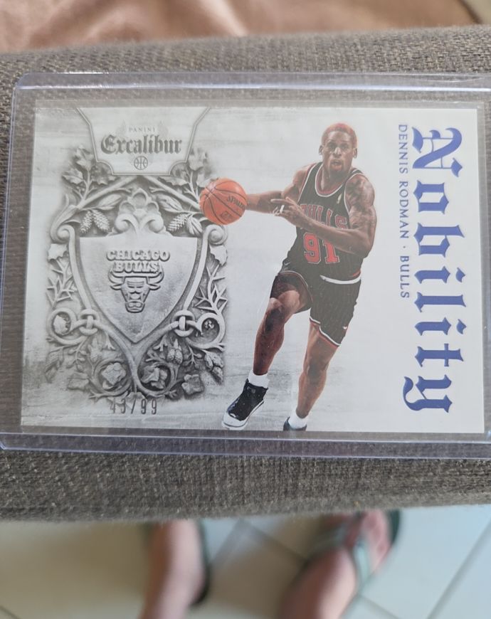 2014-15 Panini Excalibur Nobility # Dennis Rodman — front