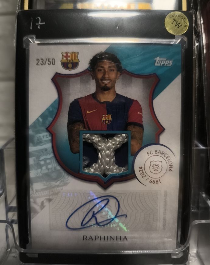 2024-25 Topps FC Barcelona 125 Year #23/50 Raphinha — front
