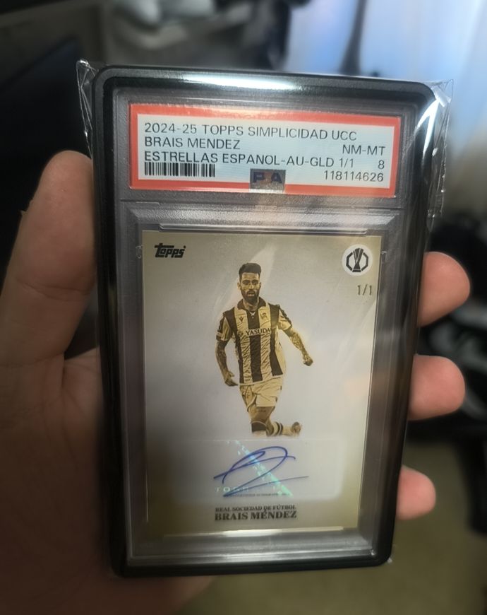 2024-25 Topps Simplicidad UCC #1/1 Brais Mendez — front