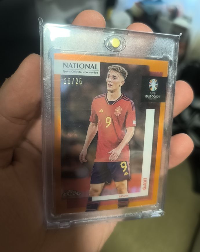2024 Topps Chrome UEFA National Convention #SC-6 Gavi — front