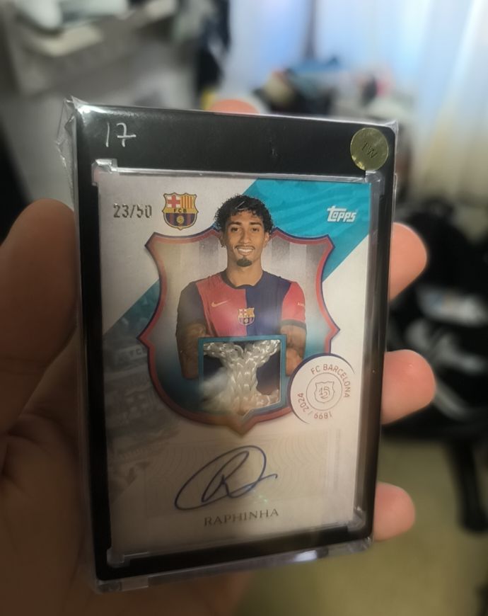 2024-25 Topps FC Barcelona 125th Anniversary #23/50 Raphinha — front