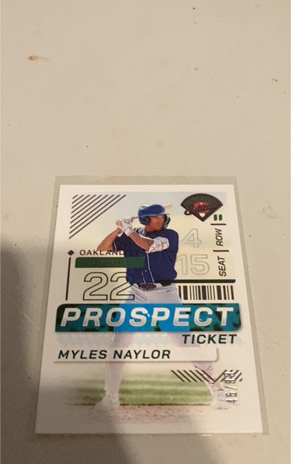 2024 Panini Prospect Edition #99 Myles Naylor — front