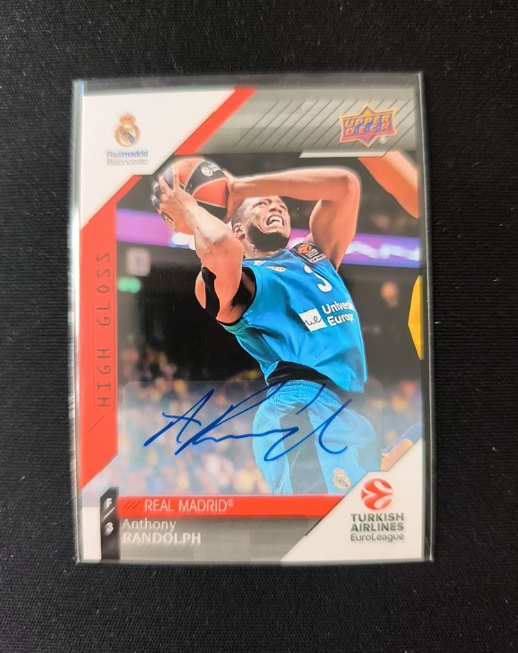 2017 Upper Deck Euroleague #3 Anthony Randolph — front