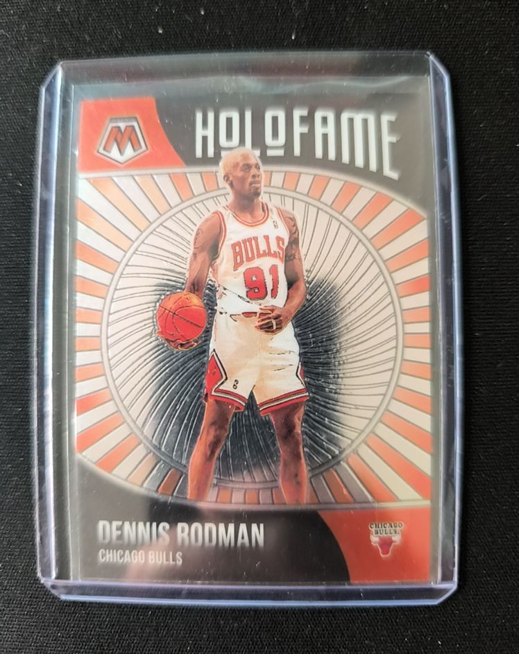 2020-21 Panini Mosaic Holofame #8 Dennis Rodman — front