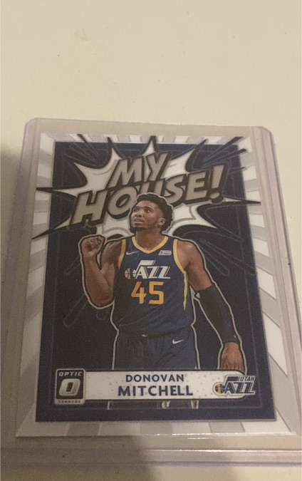 2020-21 Panini Donruss Optic #10 Donovan Mitchell My House — front