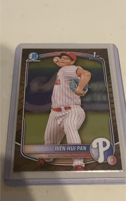 2025 Bowman Chrome Prospects #BCP-6 Wen-Hui Pan — front