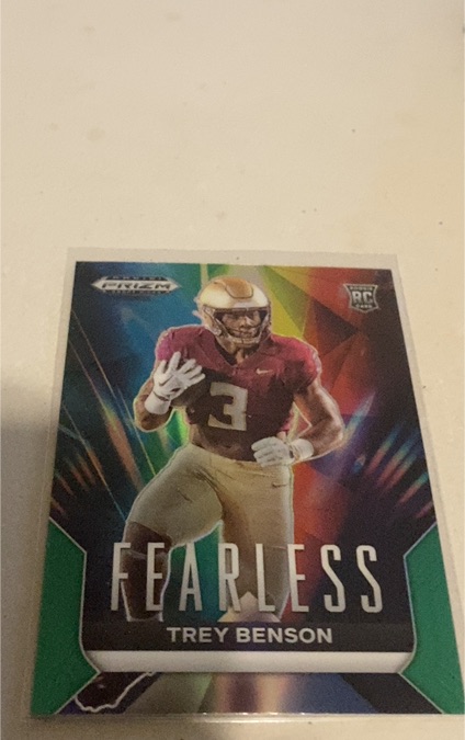 2024 Panini Prizm Draft Picks #F-TB Trey Benson Fearless — front
