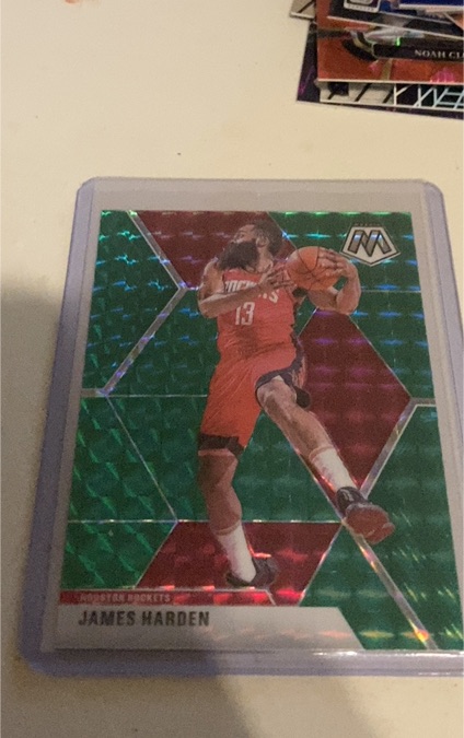 2019-20 Panini Mosaic #150 James Harden — front