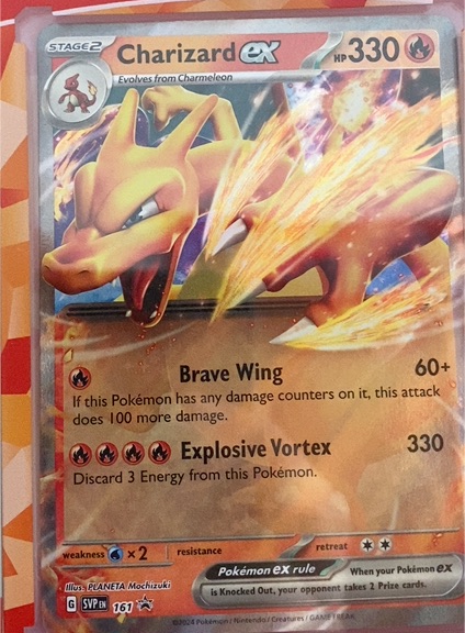 2024 Pokémon TCG Scarlet & Violet Promo #161 Charizard ex — front
