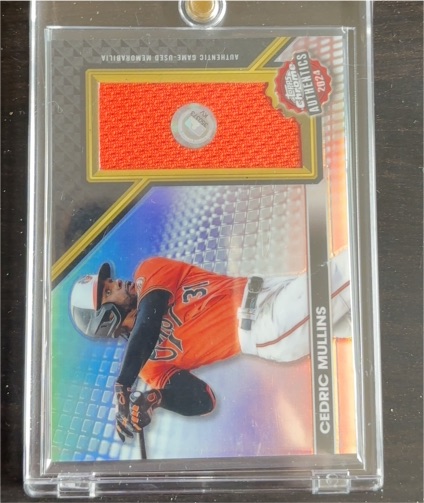 2024 Topps Chrome Authentics #TCA-CM Cedric Mullins — front