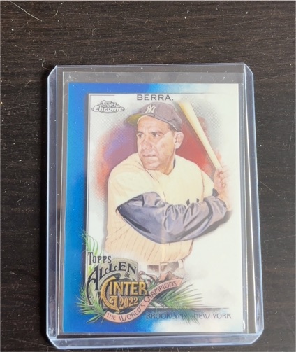 2022 Topps Allen & Ginter Chrome #114 Yogi Berra — front