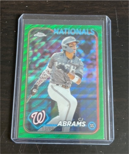 2024 Topps Chrome #37 C.J. Abrams — front