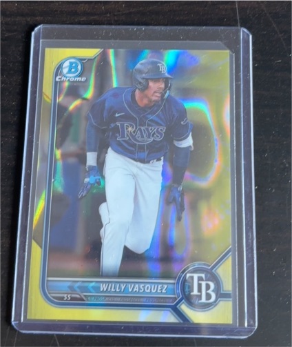 2022 Bowman Draft Chrome #BDC-40 Willy Vasquez — front
