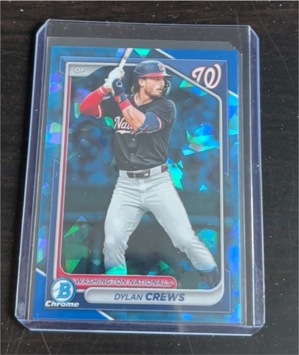 2024 Bowman Chrome #BCP-23 Dylan Crews — front