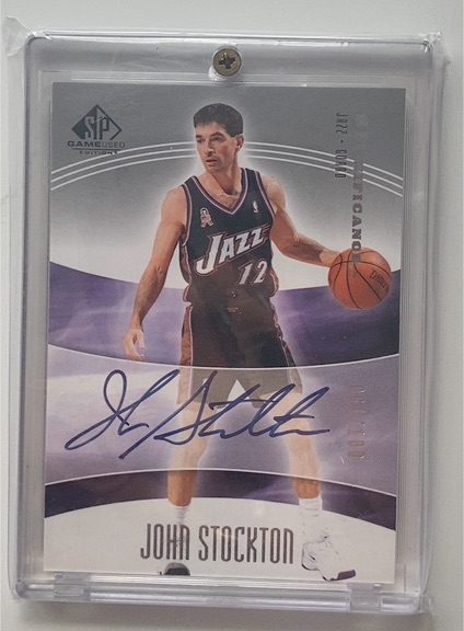 2004-05 SP Game Used Significance #JST John Stockton — front