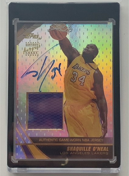 2004 Topps Jersey Edition #69 Shaquille O'Neal — front