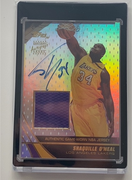 2003-04 Topps Jersey Edition #QR Shaquille O'Neal — front