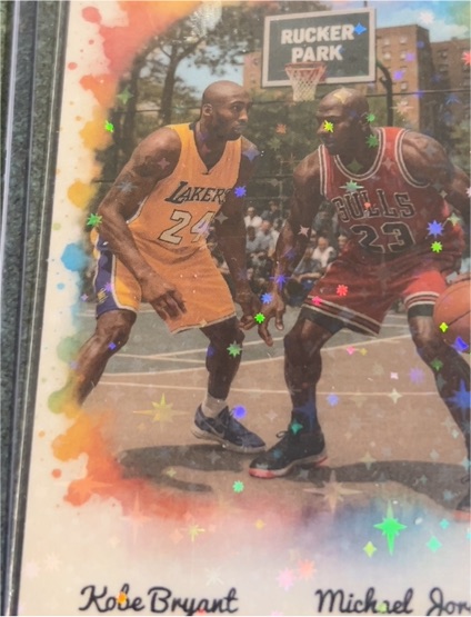 2023 Panini Kobe Bryant vs Michael Jordan Rucker Park Insert — front