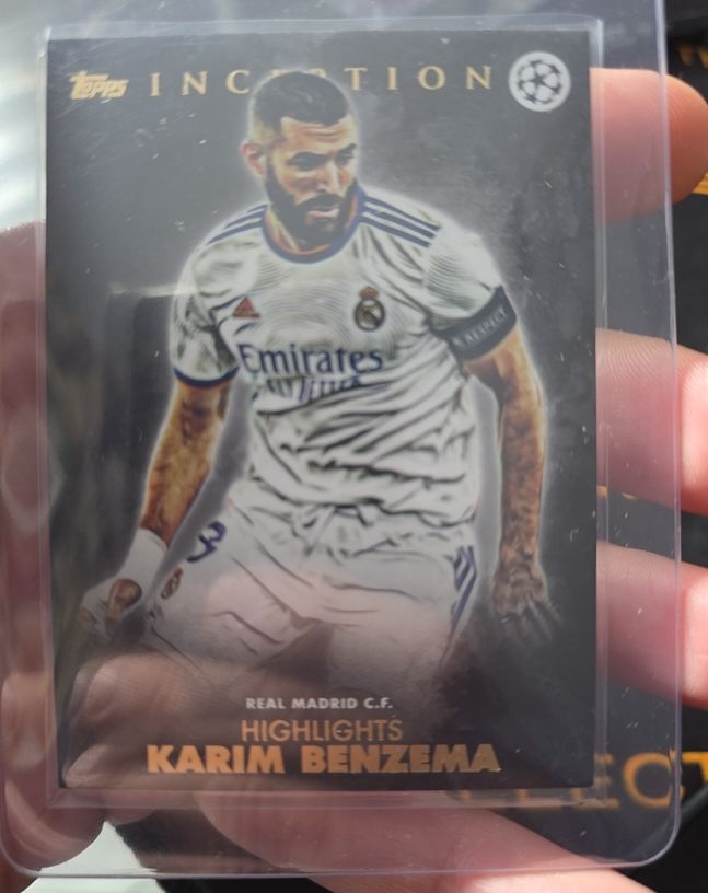 2022 Topps Inception UEFA Highlights #Karim Benzema — front