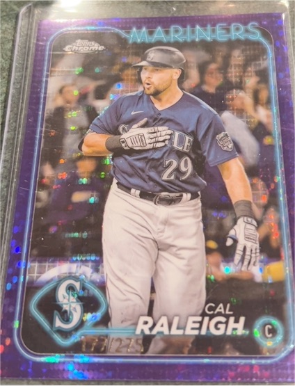 2024 Topps Chrome #119 Cal Raleigh — front