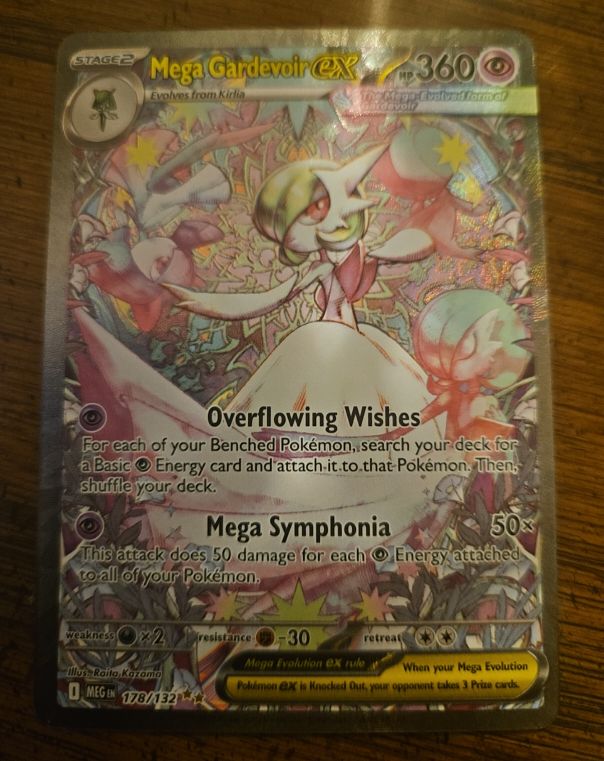 2025 Pokémon Mega Evolutions #178 Mega Gardevoir EX — front