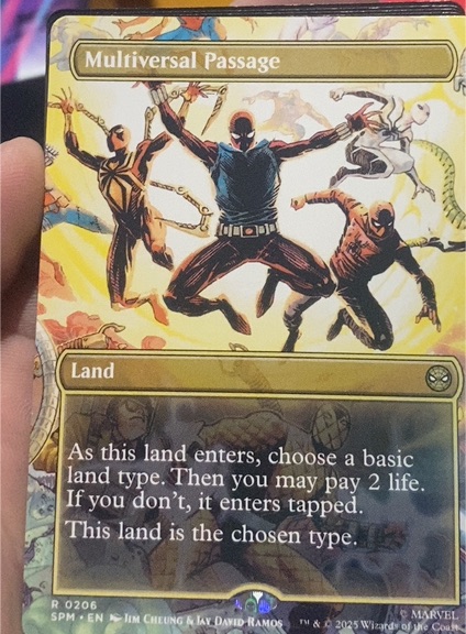 2025 Magic: The Gathering #206 Multiversal Passage — front