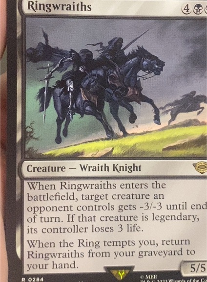 2023 Magic: The Gathering #284 Ringwraiths — front