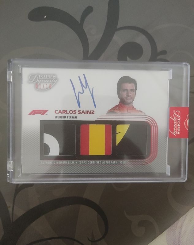 2022 Topps Dynasty F1 #SDTRA-CSI Carlos Sainz — front