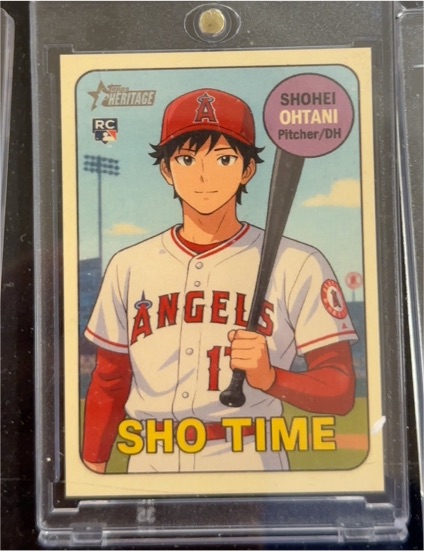2018 Topps Heritage #600 Shohei Ohtani Sho Time — front