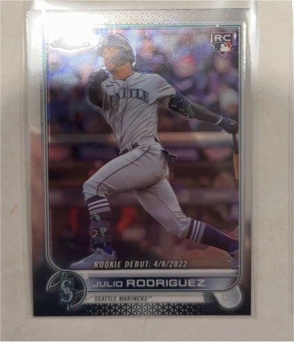 2022 Topps Chrome Update #USC165 Julio Rodriguez — front