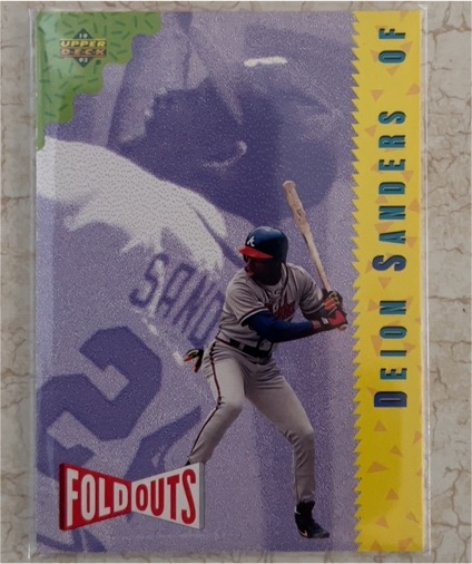 1993 Upper Deck Foldouts #219 Deion Sanders — front