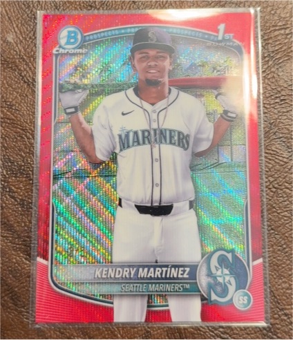 2025 Bowman Chrome #BCP-159 Kendry Martinez — front