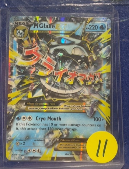 2015 Pokémon XY Breakthrough #35 Mega M Glalie EX — front