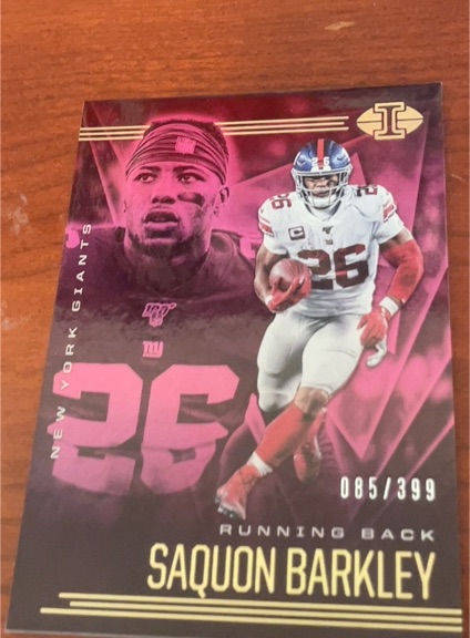 2020 Panini Illusions #83 Saquon Barkley — front