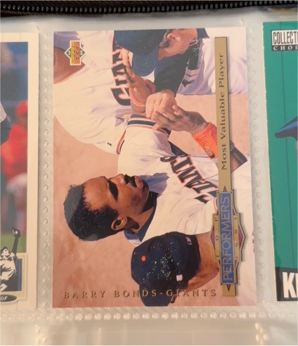 1994 Upper Deck Collector's Choice #311 Barry Bonds — front