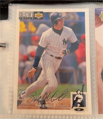 1994 Upper Deck Collector's Choice #218 Paul O'Neill — front