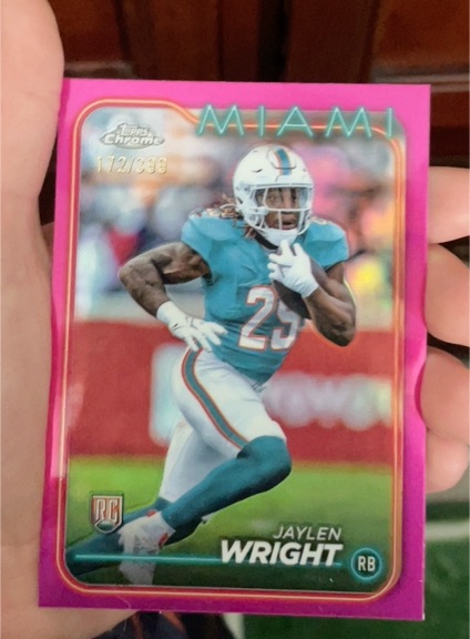 2024 Topps Chrome #239 Jaylen Wright — front