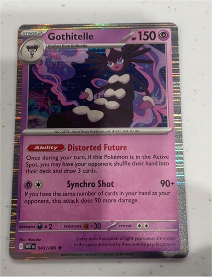 2025 Pokemon TCG SV: White Flare #043/086 Gothitelle — front