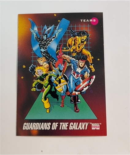 1992 Impel Marvel Universe Series 3 #178 Guardians of the Galaxy Teams — front