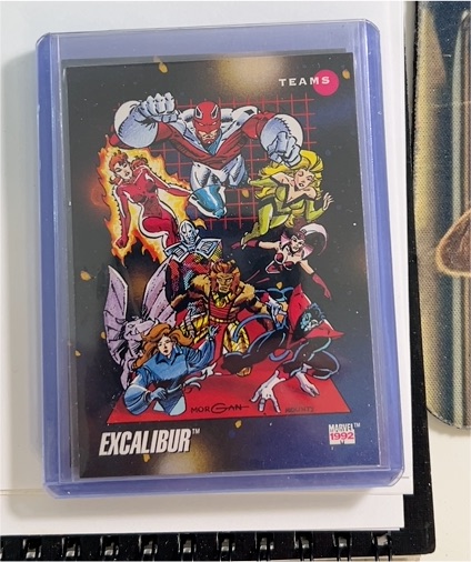 1992 Impel Marvel Universe #180 Excalibur — front
