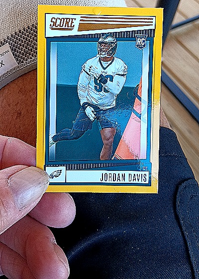 2022 Panini Score #357 Jordan Davis — front